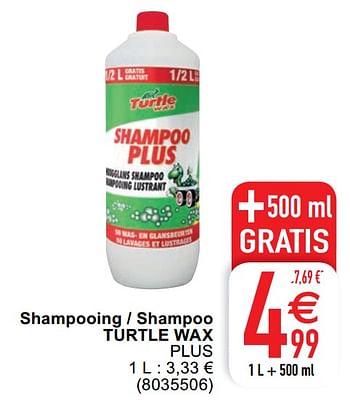 Promotions Shampooing - shampoo turtle wax plus - Turtle wax - Valide de 19/05/2020 à 30/05/2020 chez Cora