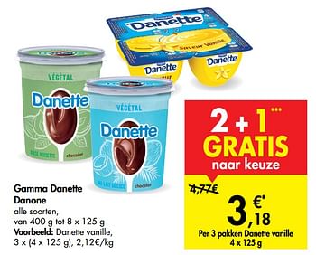 Promoties Danone danette vanille - Danone - Geldig van 20/05/2020 tot 01/06/2020 bij Carrefour