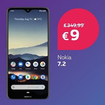 Promotions Nokia 7.2 - Nokia - Valide de 18/05/2020 à 01/06/2020 chez Proximus