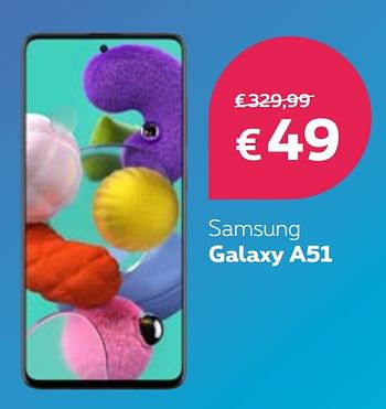 Promotions Samsung galaxy a51 - Samsung - Valide de 18/05/2020 à 01/06/2020 chez Proximus