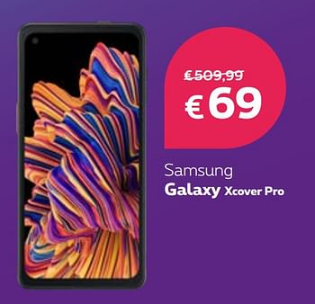 Promotions Samsung galaxy xcover pro - Samsung - Valide de 18/05/2020 à 01/06/2020 chez Proximus