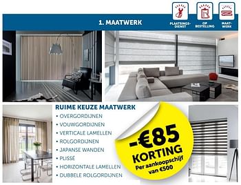 Promoties Maatwerk ruime keuze maatwerk - Huismerk - Zelfbouwmarkt - Geldig van 26/05/2020 tot 22/06/2020 bij Zelfbouwmarkt