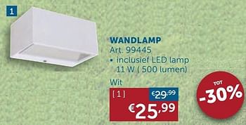 Promoties Wandlamp - Huismerk - Zelfbouwmarkt - Geldig van 26/05/2020 tot 22/06/2020 bij Zelfbouwmarkt
