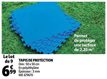 Promotions Tapis de protection - Produit Maison - Auchan Ronq - Valide de 20/05/2020 à 26/05/2020 chez Auchan Ronq
