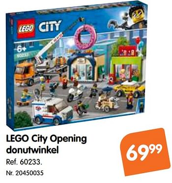 Promoties Lego city opening donutwinkel - Lego - Geldig van 20/05/2020 tot 31/05/2020 bij Fun