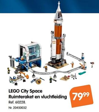 Promoties Lego city space ruimteraket en vluchtleiding - Lego - Geldig van 20/05/2020 tot 31/05/2020 bij Fun