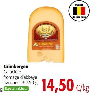 Promotions Grimbergen caractère fromage d`abbaye - Grimbergen - Valide de 20/05/2020 à 02/06/2020 chez Colruyt