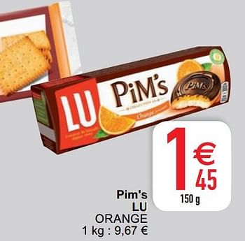 Promoties Pim`s lu orange - Lu - Geldig van 25/05/2020 tot 30/05/2020 bij Cora