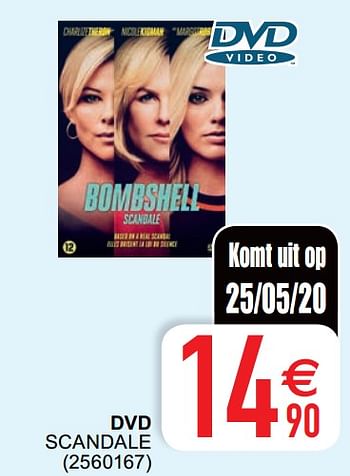Promoties Dvd scandale - Huismerk - Cora - Geldig van 25/05/2020 tot 08/06/2020 bij Cora