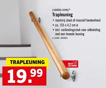 Promoties Trapleuning - Livarno Living - Geldig van 02/06/2020 tot 06/06/2020 bij Lidl