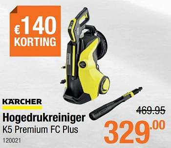 Promoties Kärcher hogedrukreiniger k5 premium fc plus - Kärcher - Geldig van 21/05/2020 tot 03/06/2020 bij Cevo Market