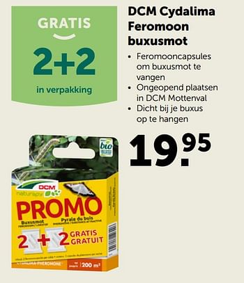 Promoties Dcm cydalima feromoon buxusmot - DCM - Geldig van 20/05/2020 tot 30/05/2020 bij Aveve