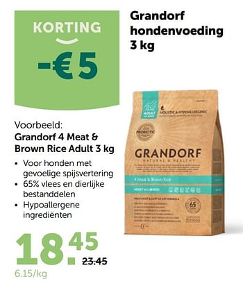 Promoties Grandorf hondenvoeding - Grandorf - Geldig van 20/05/2020 tot 30/05/2020 bij Aveve
