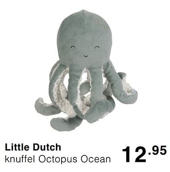 Promoties Little dutch knuffel octopus ocean - Little Dutch - Geldig van 24/05/2020 tot 30/05/2020 bij Baby & Tiener Megastore