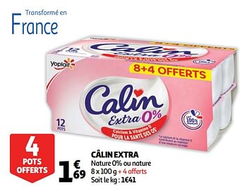 Promoties Câlin extra - Yoplait - Geldig van 26/05/2020 tot 02/06/2020 bij Auchan