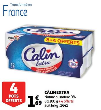 Promotions Câlin extra - Yoplait - Valide de 26/05/2020 à 02/06/2020 chez Auchan Ronq