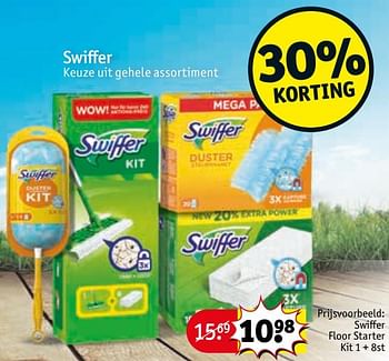 Promoties Swiffer floor starter - Swiffer - Geldig van 26/05/2020 tot 07/06/2020 bij Kruidvat