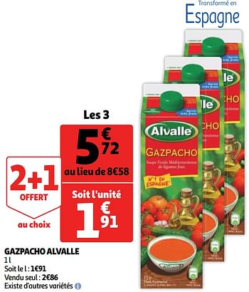 Promoties Gazpacho alvalle - Alvalle - Geldig van 26/05/2020 tot 02/06/2020 bij Auchan