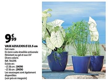Promotions Vase azulejos - Produit Maison - Auchan Ronq - Valide de 26/05/2020 à 02/06/2020 chez Auchan Ronq