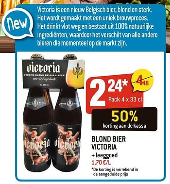 Promoties Blond bier victoria - Victoria - Geldig van 27/05/2020 tot 02/06/2020 bij Smatch