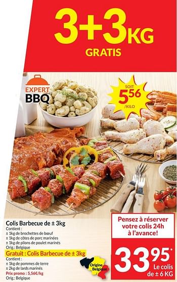 Promoties Colis barbecue - Huismerk - Intermarche - Geldig van 26/05/2020 tot 01/06/2020 bij Intermarche