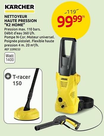 Promotions Kärcher nettoyeur haute pression k2 home - Kärcher - Valide de 03/06/2020 à 15/06/2020 chez Brico