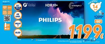 Promoties Philips oled tv 55oled754 - Philips - Geldig van 27/05/2020 tot 30/06/2020 bij Krefel