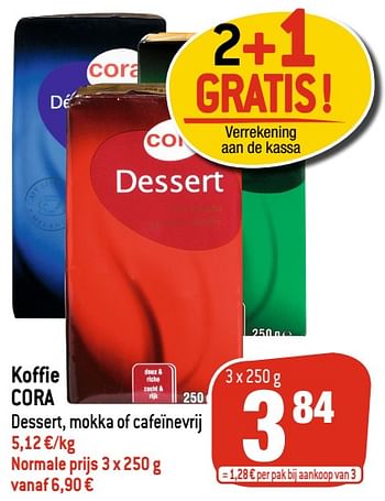 Promoties Koffie cora - Huismerk - Match - Geldig van 27/05/2020 tot 02/06/2020 bij Match