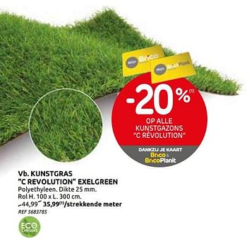 Promoties Kunstgras c révolution exelgreen - Exelgreen - Geldig van 03/06/2020 tot 15/06/2020 bij BricoPlanit