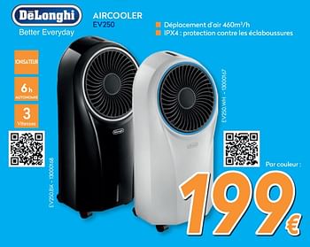 Promotions Delonghi aircooler ev250 - Delonghi - Valide de 27/05/2020 à 30/06/2020 chez Krefel