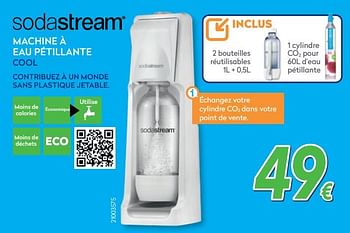 Promotions Sodastream machine à eau pétillante cool - Sodastream - Valide de 27/05/2020 à 30/06/2020 chez Krefel