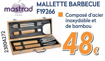 Promotions Mallette barbecue f19266 - Mastrad - Valide de 27/05/2020 à 30/06/2020 chez Krefel