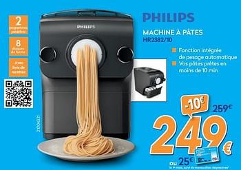 Promotions Philips machine à pâtes hr2382-10 - Philips - Valide de 27/05/2020 à 30/06/2020 chez Krefel