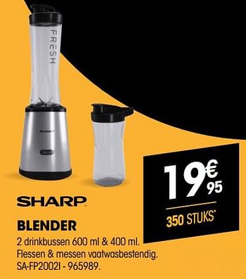 Promoties Sharp blender sa-fp2002i - Sharp - Geldig van 27/05/2020 tot 13/06/2020 bij Electro Depot