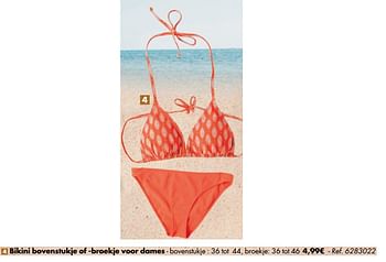 Promoties Bikini bovenstukje of -broekje voor dames - Huismerk - Carrefour  - Geldig van 27/05/2020 tot 08/06/2020 bij Carrefour
