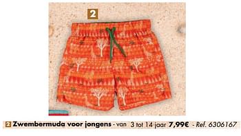 Promoties Zwembermuda voor jongens - Huismerk - Carrefour  - Geldig van 27/05/2020 tot 08/06/2020 bij Carrefour