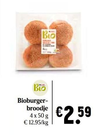Promoties Bioburgerbroodje - Huismerk - Delhaize - Geldig van 28/05/2020 tot 03/06/2020 bij Delhaize
