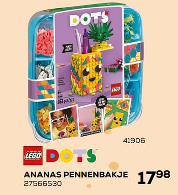 Promoties Ananas pennenbakje - Lego - Geldig van 26/05/2020 tot 30/06/2020 bij Supra Bazar