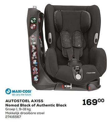 Promoties Autostoel axiss nomad black of authentic black - Maxi-cosi - Geldig van 26/05/2020 tot 30/06/2020 bij Supra Bazar