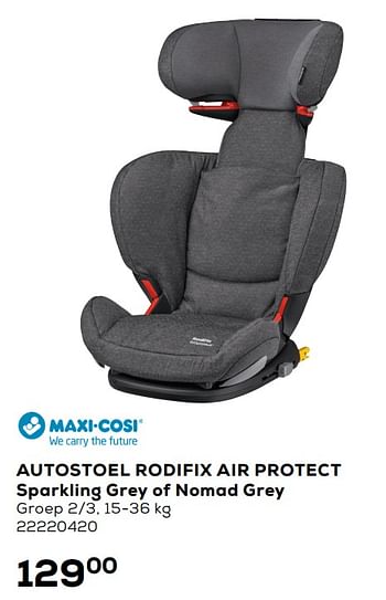 Promoties Autostoel rodifix air protect sparkling grey of nomad grey - Maxi-cosi - Geldig van 26/05/2020 tot 30/06/2020 bij Supra Bazar