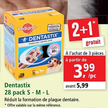 Promoties Dentastix - Pedigree - Geldig van 03/06/2020 tot 10/06/2020 bij Maxi Zoo