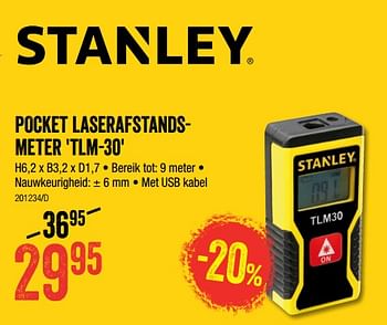 Promotions Pocket laserafstandsmeter tlm-30 - Stanley - Valide de 28/05/2020 à 21/06/2020 chez HandyHome