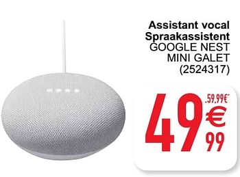 Home Mini Galet - Assistant vocal