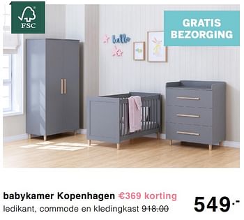 Promoties Babykamer kopenhagen - Huismerk - Baby & Tiener Megastore - Geldig van 31/05/2020 tot 06/06/2020 bij Baby & Tiener Megastore