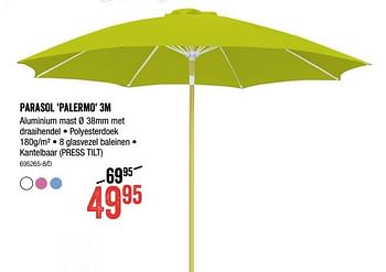 Promoties Parasol palermo - Huismerk - HandyHome - Geldig van 28/05/2020 tot 21/06/2020 bij HandyHome