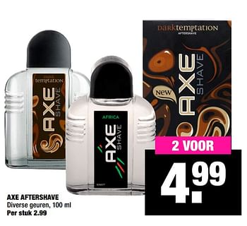 Promoties Axe aftershave - Axe - Geldig van 02/06/2020 tot 14/06/2020 bij Big Bazar