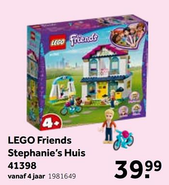 Promoties Lego friends stephanie`s huis 41398 - Lego - Geldig van 30/05/2020 tot 14/06/2020 bij Intertoys