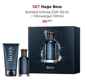 Promoties Set hugo boss bottled infinite edp + showergel - Hugo Boss - Geldig van 01/06/2020 tot 14/06/2020 bij ICI PARIS XL