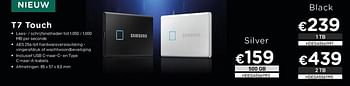 Promoties Samsung t7 touch - Samsung - Geldig van 30/05/2020 tot 30/06/2020 bij Compudeals