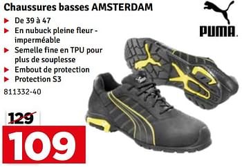 Promotions Chaussures basses amsterdam - Puma - Valide de 04/06/2020 à 05/07/2020 chez Mr. Bricolage